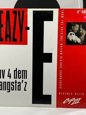 Eazy-E  "Luv 4 Dem Gangsta'z" 12” Single (1994) MCA Records MCA12-54872